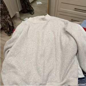 Classic Heather Gray Crewneck Sweatshirt